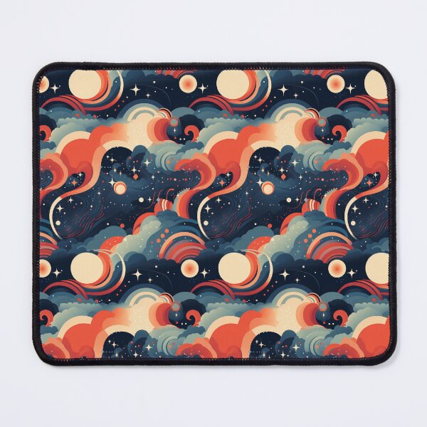 Item preview, Ethereal Enigma - Surreal Garden Dreamscape Seamless Pattern- N 76 designed and sold by Moisky Patterns.