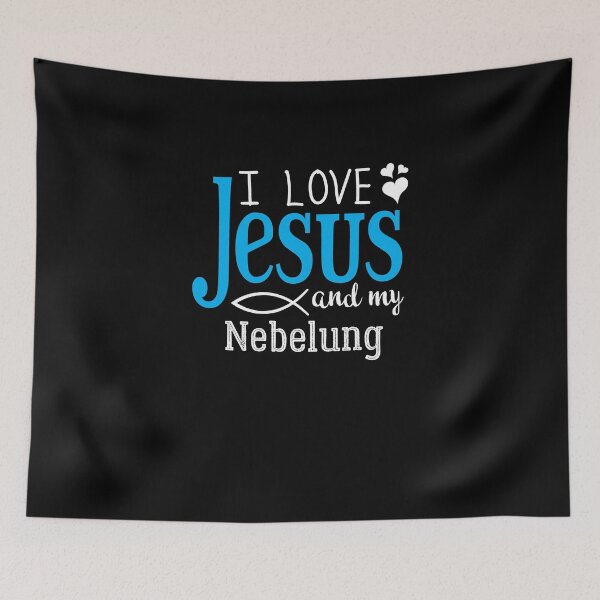 Item preview, I Love Jesus, And My Nebelung  designed and sold by theredteacup.