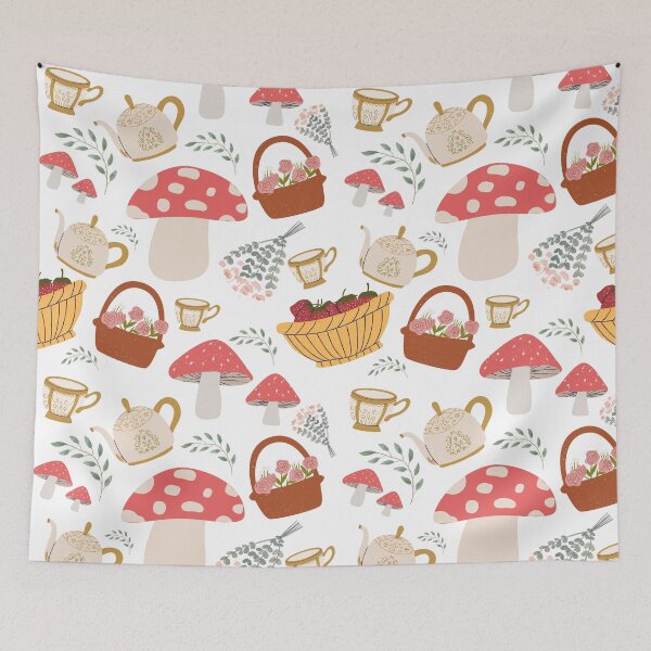 Item preview, Mushroom Picnic Celebration  designed and sold by GemmasGems.