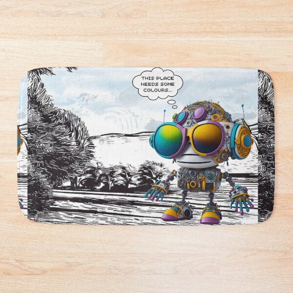 Item preview, Colorful robot designed and sold by SnapMood.