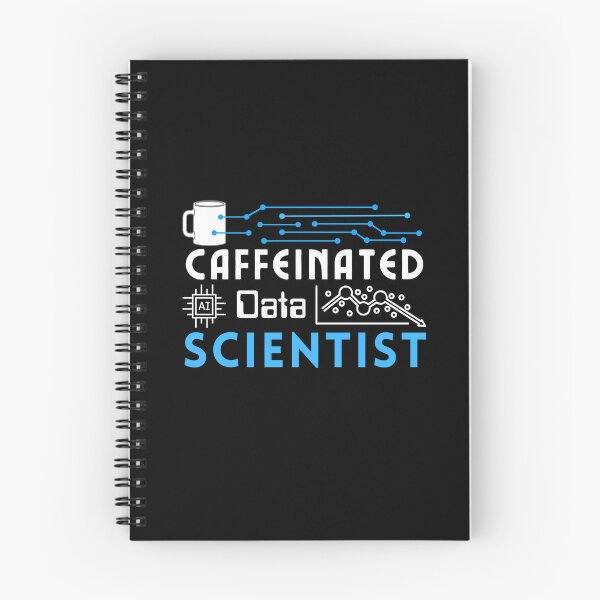 Item preview, Data Scientist AI Regression | Blue White Font designed and sold by FocusChillax.
