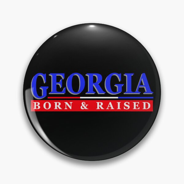 Item preview, Georgia Born and Raised designed and sold by johns-stickerss.