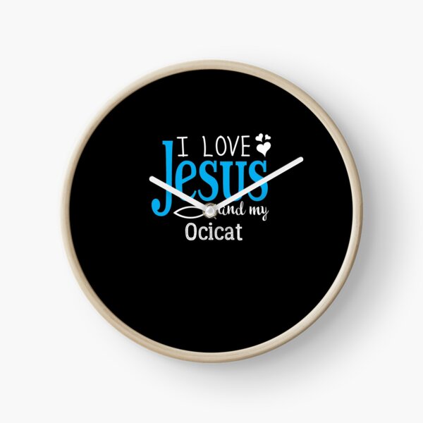 Item preview, I Love Jesus, And My Ocicat  designed and sold by theredteacup.