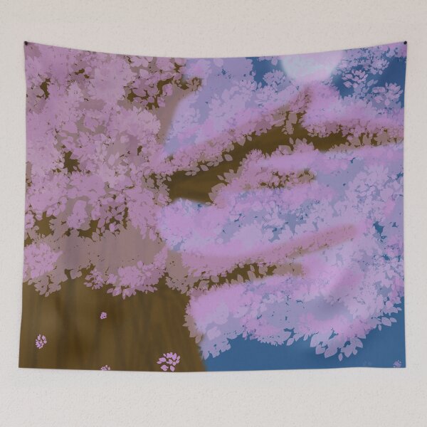Item preview, Sakura at night designed and sold by MiniRowan.