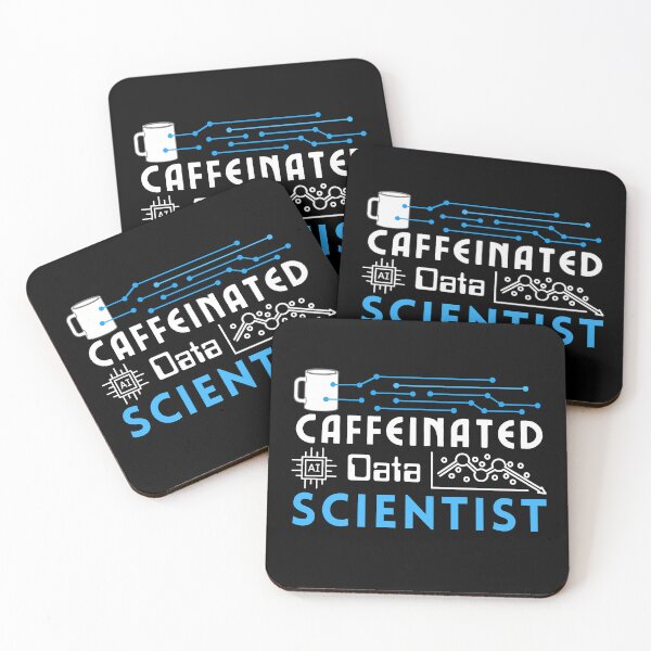 Item preview, Data Scientist AI Regression | Blue White Font designed and sold by FocusChillax.