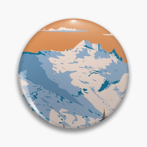 Item preview, Mount Daniel in Alpine Lakes Wilderness Area Washington State WPA Poster Art designed and sold by patrimonio.
