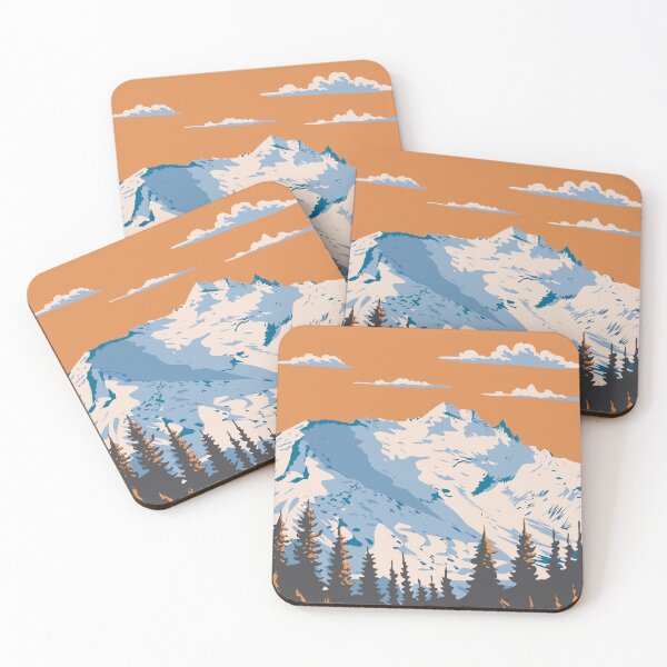 Item preview, Mount Daniel in Alpine Lakes Wilderness Area Washington State WPA Poster Art designed and sold by patrimonio.