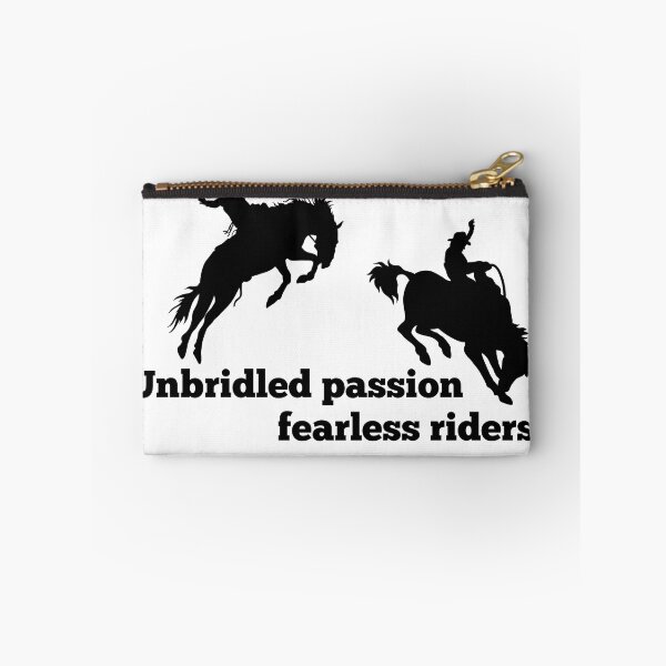Item preview, Unbridled passion fearless riders western designed and sold by DestinyPrint.