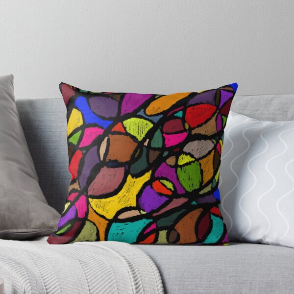Item preview, Oil Pastel Abstract Brush Strokes Impressionism Colorful Artsy designed and sold by hopecope.