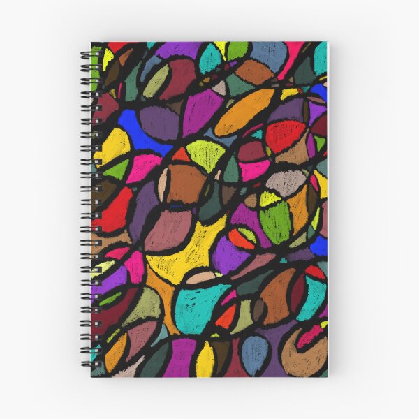 Item preview, Oil Pastel Abstract Brush Strokes Impressionism Colorful Artsy designed and sold by hopecope.
