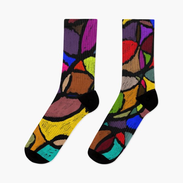 Item preview, Oil Pastel Abstract Brush Strokes Impressionism Colorful Artsy designed and sold by hopecope.