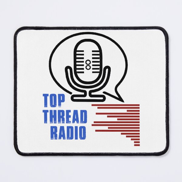 Aperçu de l'œuvre Logo officiel de Top Thread Radio créée et vendue par The Long Kiss Goodbye Merch Store.