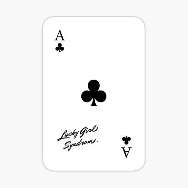 Item preview, Lucky Girl Syndrome playing card designed and sold by Claire Burford.