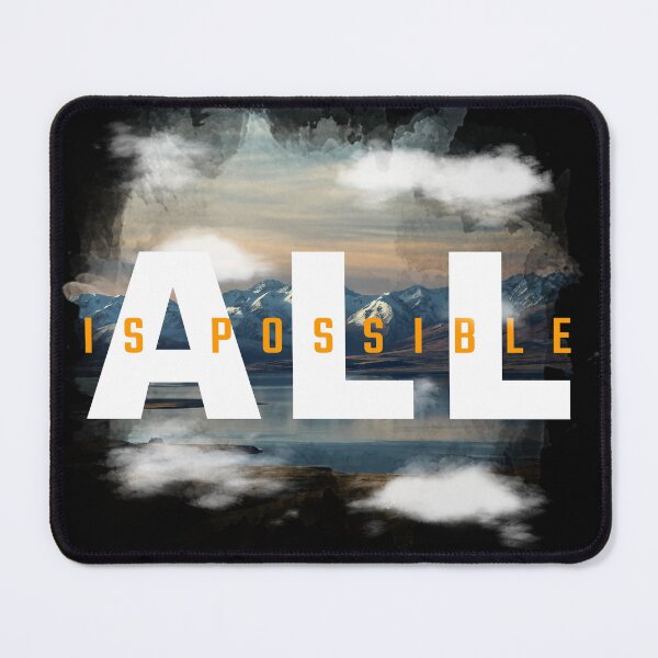 Item preview, All is Possible - Inspirational Quotes designed and sold by DeevaValli.