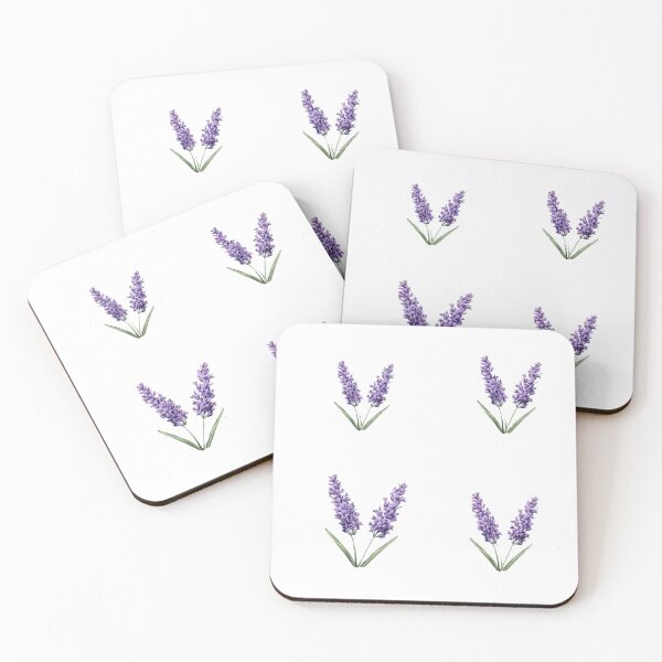 Item preview, Fresh Lavender Spread out Group of 4 Collection 001 designed and sold by PlanetArchive.