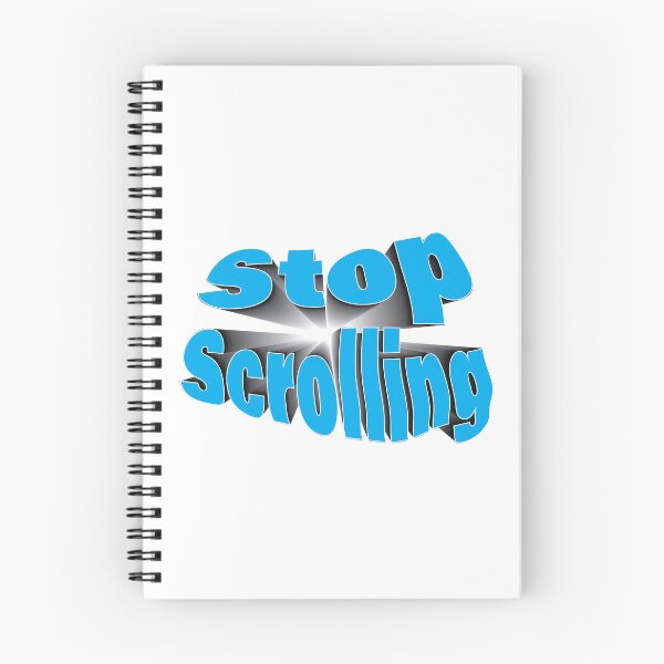 Item preview, Stop Scrolling designed and sold by Art Dila Studio.