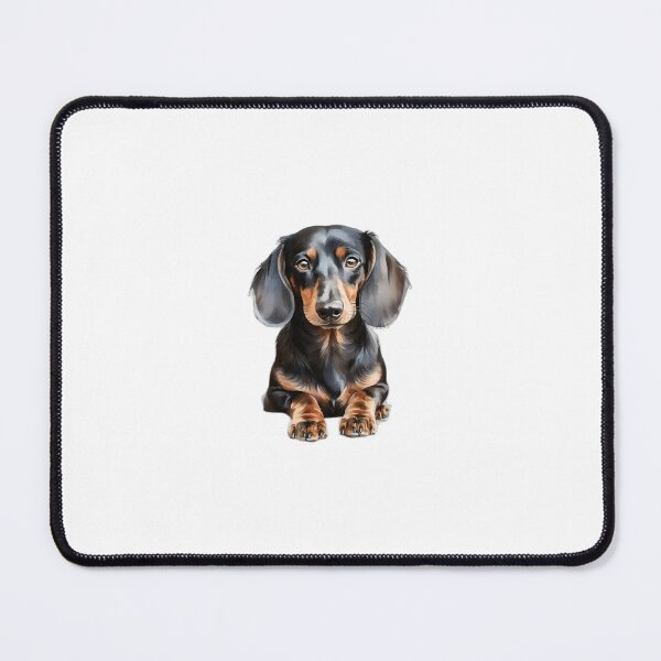 Item preview, dachshund dog watercolor stickers sublimation designed and sold by GizziArt.