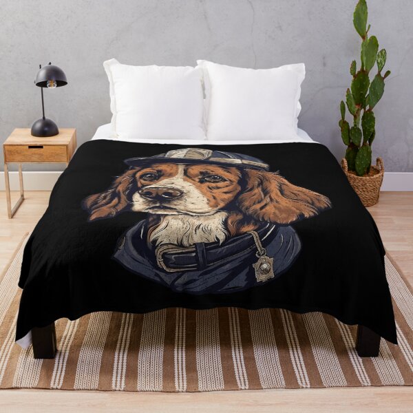 Item preview, Brave Beagle Firefighter: Bravery Unleashed - Vintage Design designed and sold by Zandalus.