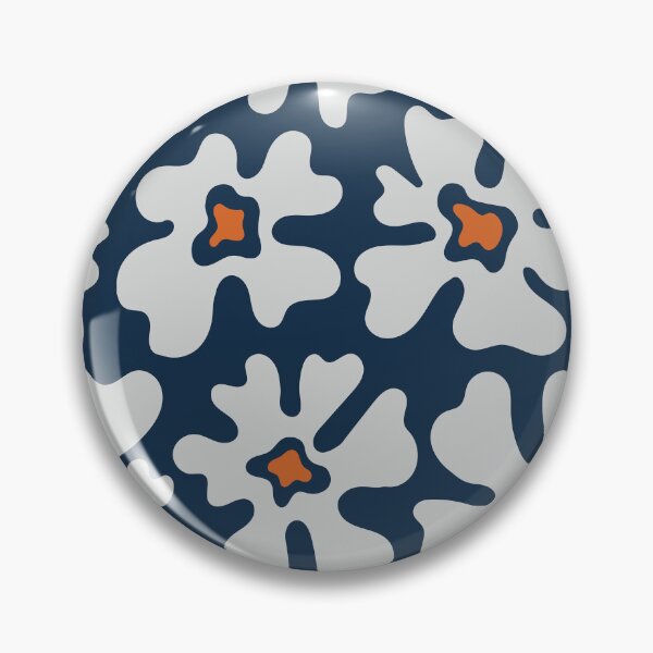 Item preview, Modern navy floral seamless pattern designed and sold by Acim0.