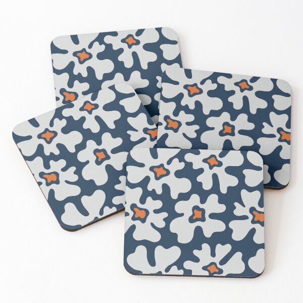 Item preview, Modern navy floral seamless pattern designed and sold by Acim0.