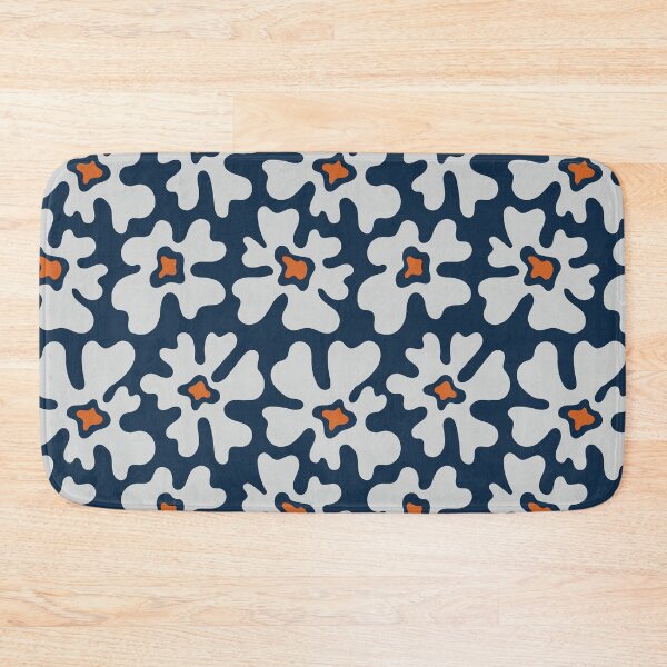 Item preview, Modern navy floral seamless pattern designed and sold by Acim0.