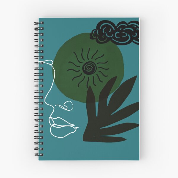 Item preview, Surreal Black Green Sun Composition designed and sold by DeevaValli.