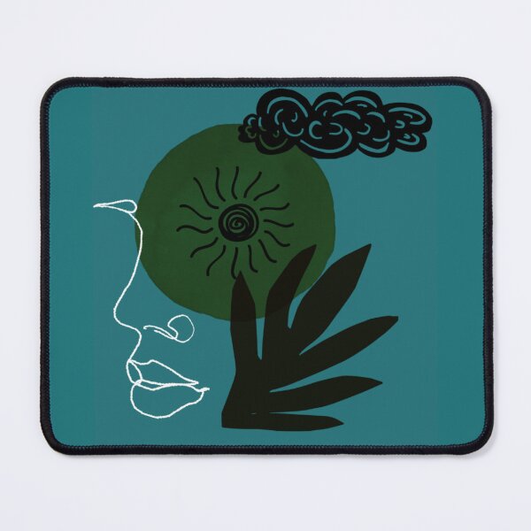 Item preview, Surreal Black Green Sun Composition designed and sold by DeevaValli.