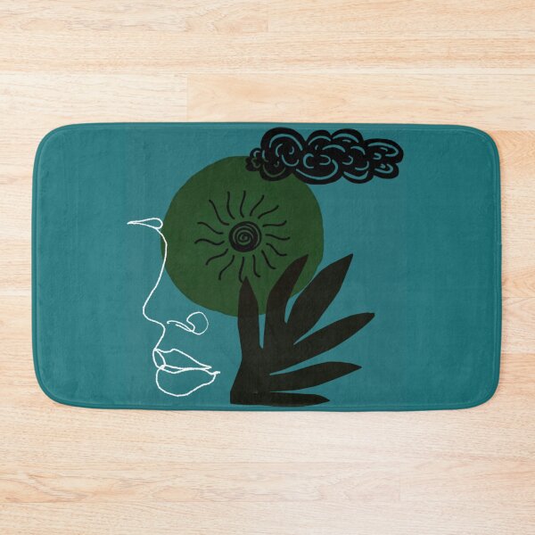 Item preview, Surreal Black Green Sun Composition designed and sold by DeevaValli.