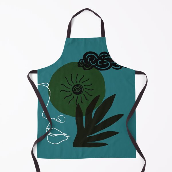 Item preview, Surreal Black Green Sun Composition designed and sold by DeevaValli.
