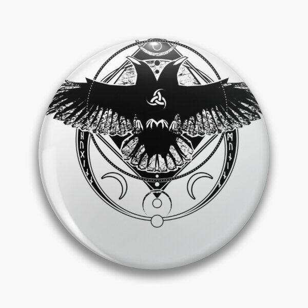 Item preview, Huginn and Muninn Hails Odin designed and sold by CodieSpires.