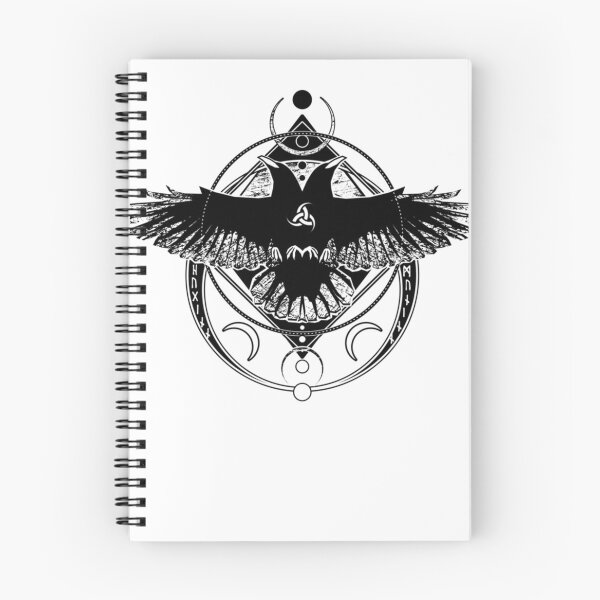 Item preview, Huginn and Muninn Hails Odin designed and sold by CodieSpires.