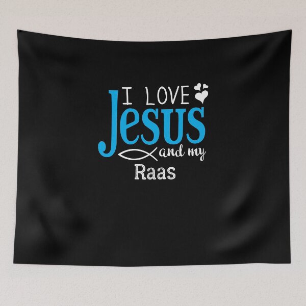 Item preview, I Love Jesus, And My Raas  designed and sold by theredteacup.