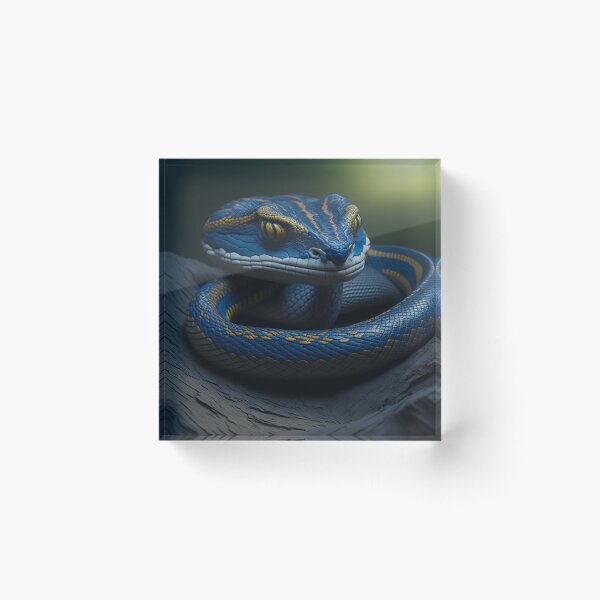 Item preview, Zoa blue snake designed and sold by Zoa220.