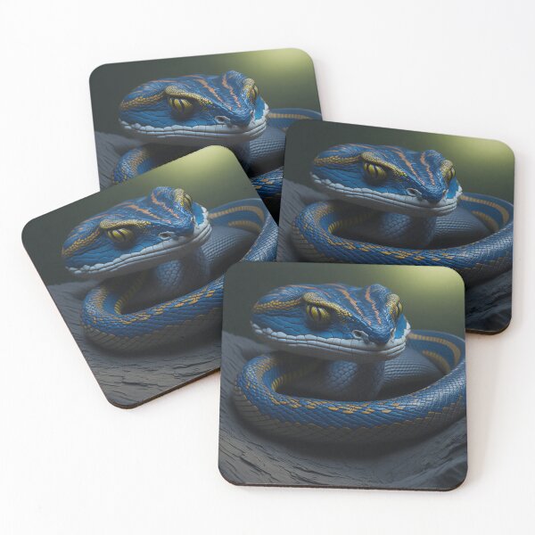 Item preview, Zoa blue snake designed and sold by Zoa220.