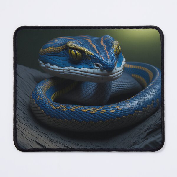 Item preview, Zoa blue snake designed and sold by Zoa220.