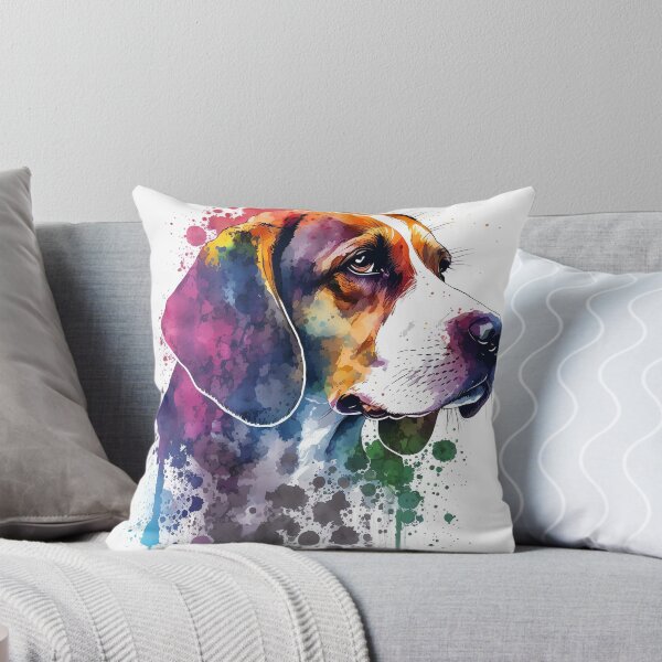 Item preview, Beagle Watercolor Portrait designed and sold by BeagleDesigns.