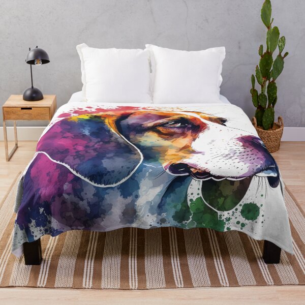 Item preview, Beagle Watercolor Portrait designed and sold by BeagleDesigns.