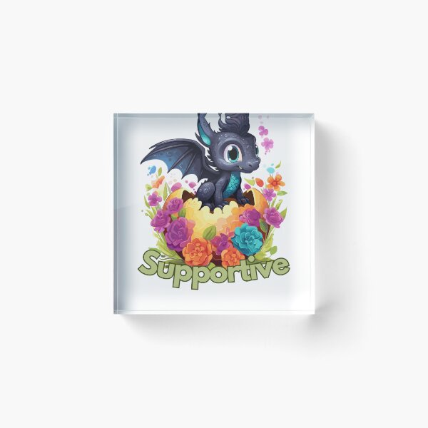 Item preview, Supportive Dragon designed and sold by CozyCanvasCrew.