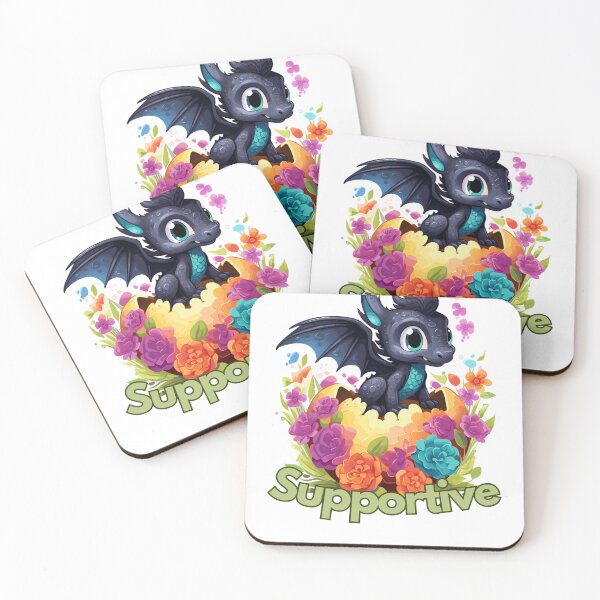 Item preview, Supportive Dragon designed and sold by CozyCanvasCrew.