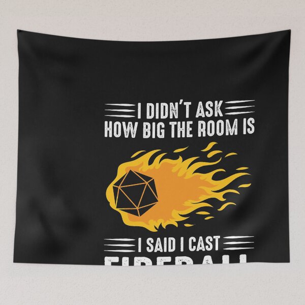 Item preview, I cast Fireballs Wizard Sorcerer DM Gift TTRPG designed and sold by CodieSpires.