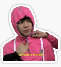 Pegatina BTS Park Jimin Pegatina Funny Kpop