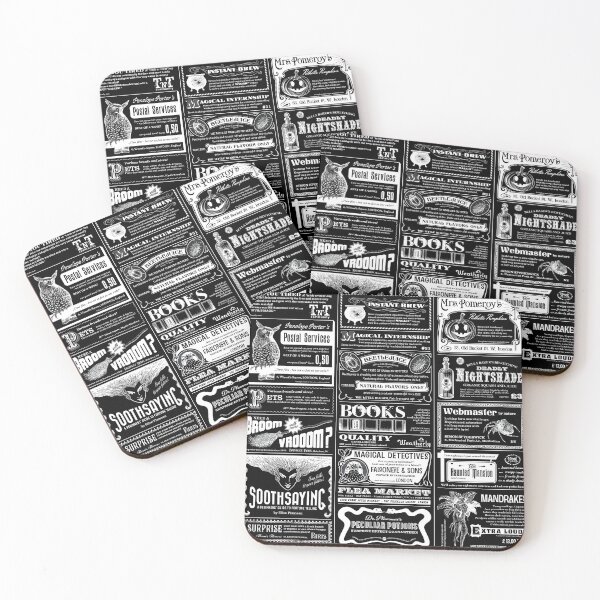 Item preview, Creepy antique halloween Newspaper black  designed and sold by Gossip Rag.