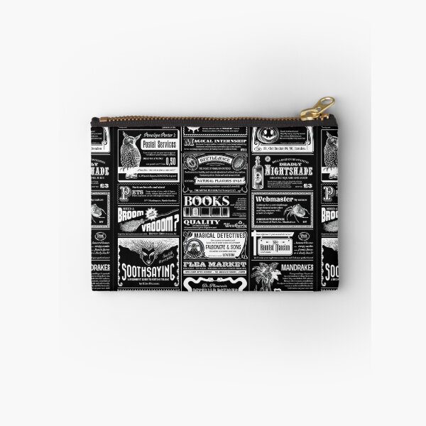 Item preview, Creepy antique halloween Newspaper black  designed and sold by Gossip Rag.