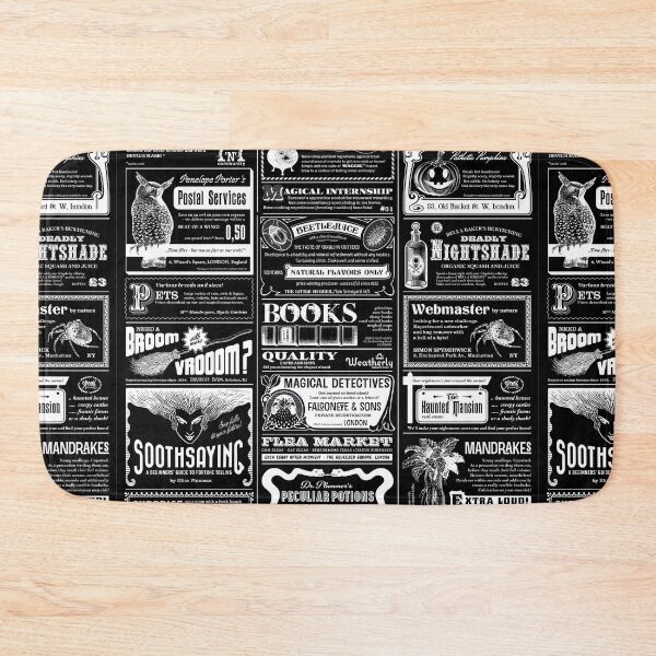 Item preview, Creepy antique halloween Newspaper black  designed and sold by Gossip Rag.