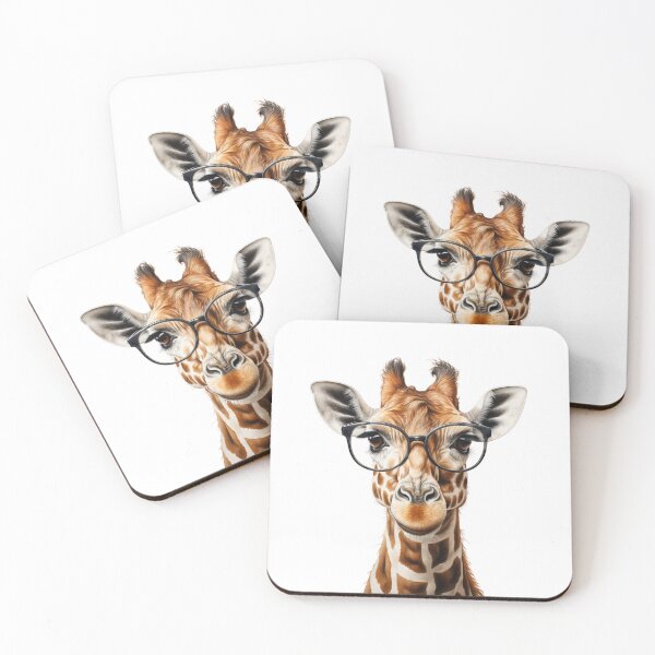 Item preview, the giraffe wears glasses designed and sold by ViktorSilni.