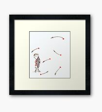 Arrows of love for him Framed Print