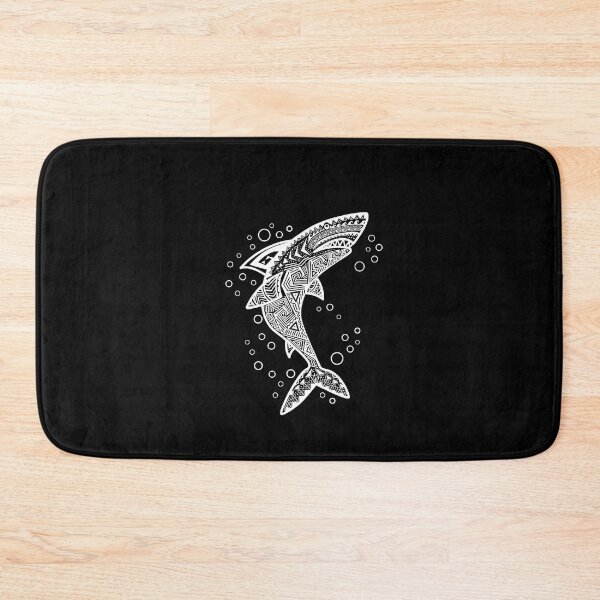 Item preview, WHITE BOHO SHARK designed and sold by jitterfly.