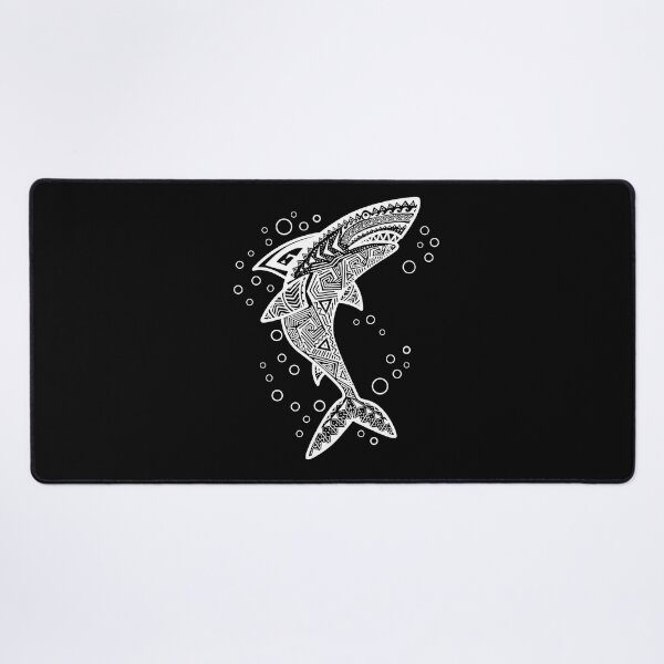 Item preview, WHITE BOHO SHARK designed and sold by jitterfly.