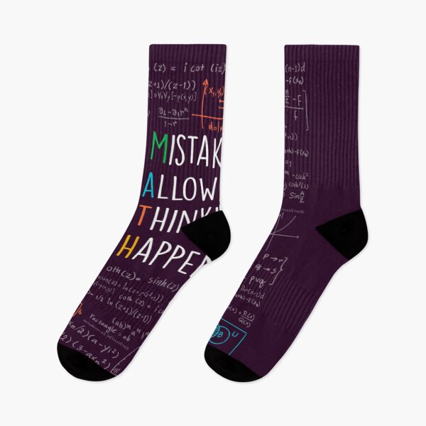 Item preview, Mistakes Allow Thinking to Happen - Math Teacher Quotes Funny maths Hardcover Journal 	 designed and sold by uehaaiamsxm55.