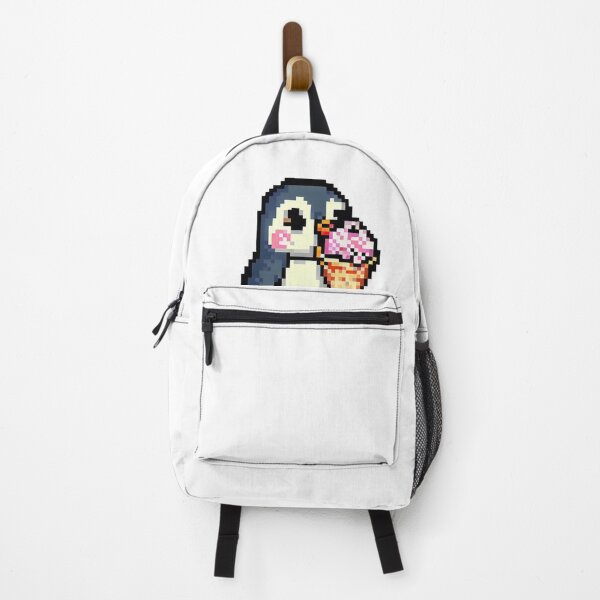 Artikelvorschau, Baby-Pinguin genießt ein Eis – Pixelkunst entworfen und verkauft von Dreaming-ideas.